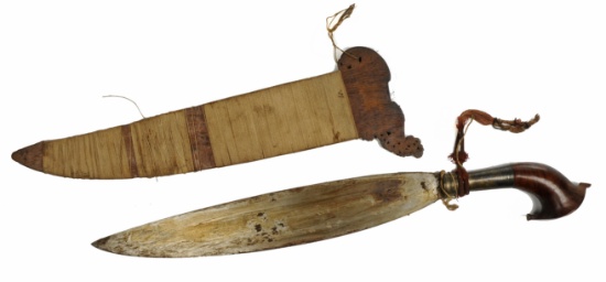 Antique Tribal Philippine Islands Moro Barong Edged Weapon (HKR)