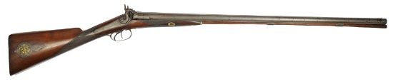 British Commercial 12 Ga Percussion Double-Barrel Shotgun - Antique - no FFL needed (CPB1)