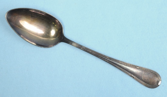 WWII Adolf Hitler Monogramed Large Serving Spoon (JMT)