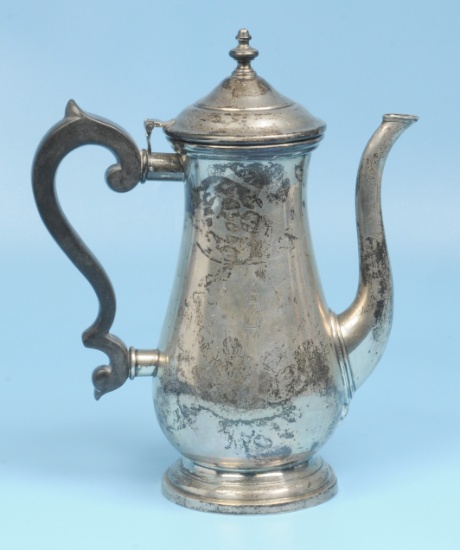 WWII German Adolf Hitler Monogramed Coffee Pot (JMT)