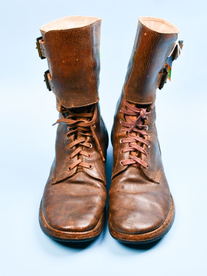 Original US Military World War II Double Buckle Boots (HRT)