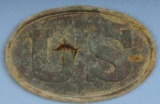 US Civil War era 5th Michigan Cartridge Box Plate (HRT)