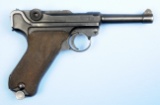 Nazi German World War II P08 9mm Luger Semi Automatic Pistol - FFL Required 563L (PAG1)