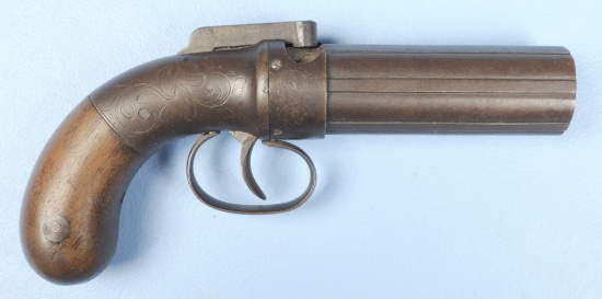 Allen & Thurber 1887 Pepperbox .32 Cal Double Action Revolver, Antique (GRE1)