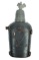 Antique Imperial German Leather-Covered Glass Flask (CPD)