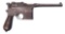 Pre-WWII German Mauser 1930 Commercial 7.63x25 Semi-Auto Broomhandle Pistol - FFL # 910461 (A1)