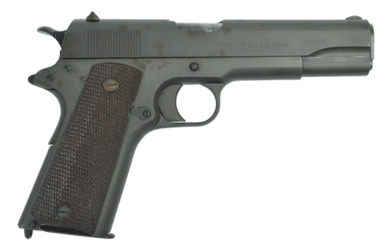 WWI US Military Colt Model 1911 .45 ACP Semi-Automatic Pistol FFL Required: 514568 (FHR1)