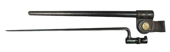 US Military Indian Wars/Span-Am War era New Jersey M1973 45/70 Socket Bayonet (VDM)