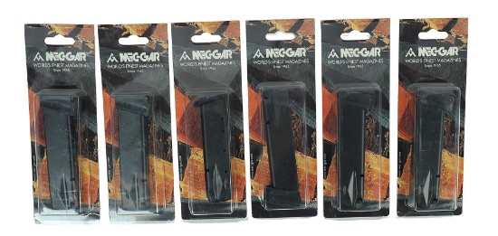 Mecgar Sig 226 9mm 20 Round Magazines Lot of 6 (WHD)
