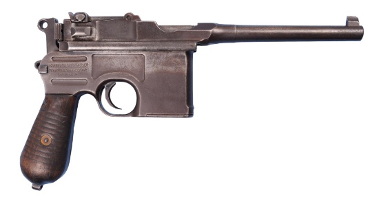 Pre-WWII German Mauser 1930 Commercial 7.63x25 Semi-Auto Broomhandle Pistol - FFL # 910461 (A1)