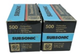 Nobel .22LR Subsonic Ammo, Total of 1000 Rounds(MGX)