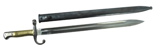 Argentine Military German Made M1891 Mauser Rifle Bayonet (VDM)