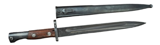 Yugoslavian Military Post-WWII  P-44 Mauser Rifle Bayonet (VDM)
