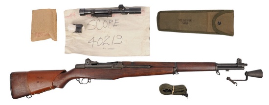 Rare U.S Military M1C Garand Sniper 30-06 Semi-auto Rifle FFL Required: 3713665 (WMT1)