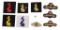 10 Canadian Naval Bullion & Metal Submarine Dolphin Patches (A)