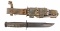 US Navy World War II Mk 2 Fighting Knife & Pen Flare Set (C4P)