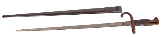 French Military M-1874 Gras Rifle Bayonet (CWA)
