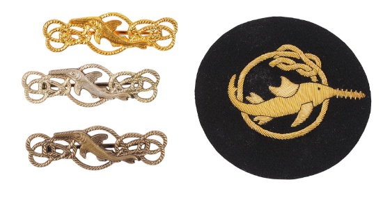 *German Kriegsmarine WWII style Kleinkampfmittel Frogman Bages (A)