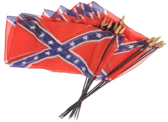 Group Lot of 10 1960s Civil War Centennial Confederate "Dixie" Commemorative Flags (A)