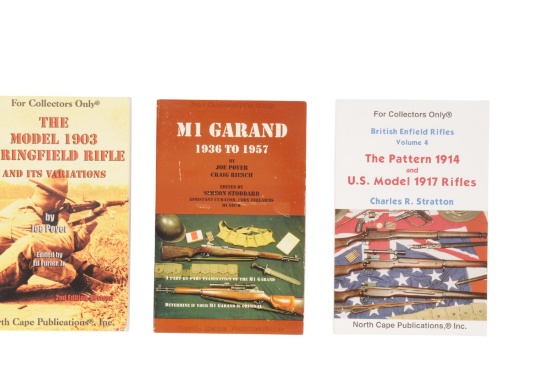 Group Lot of 3 Militaria and Surplus Weapon Educational Books  (A)