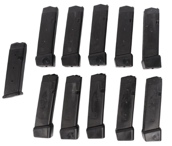 Glock Model 23 40. Smith & Wesson 14 / 10 Round Magazine Lot of 11 (RT)