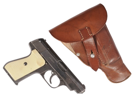 German WWII era Commercial Sauer & Sohn 32 ACP Semi-Automatic Pistol & Holster - FFL#379292 (S4C1)