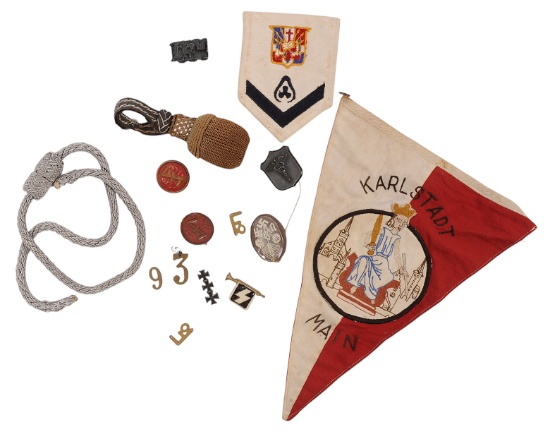 *German WHW WWII Tinnies, Pennant & Insignia (HKR)
