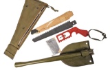 1952 Dated H-W US Military Shovel with a Survival Saw, cover, and Original Manual (J2C)
