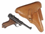 Imperial German WWI issue DWM P-08 Luger 9mm Semi-Automatic Pistol & Holster - FFL # 6563 (S4C1)