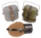 German Reenactor Set of 2 Mess Kits and a Military Canteen (J)