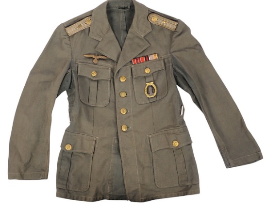 *German Kriegsmarine WWII era HBT Minesweeper Uniform & Decorations (J)