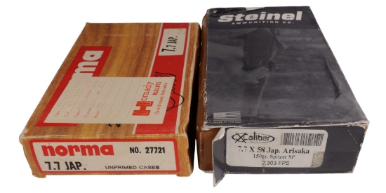 Norma / Steinel 7.7 Japanese 20 Rd. Box Lot of 2 (APL)