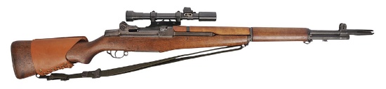 US Military Springfield Armory M1C Garand 30-06 Caliber Semi-Auto Sniper Rifle - FFL #3211499 (A1)