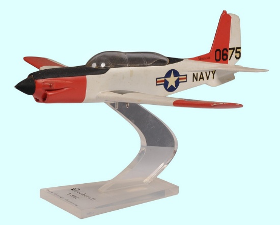 US Navy Korean War era Beechcraft T-34C Mentor Plane Model (JAS)