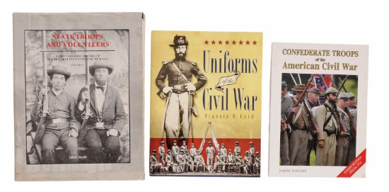 Group Lot of 3 Civil War Militaria and Weapon Educational Books (C2M)