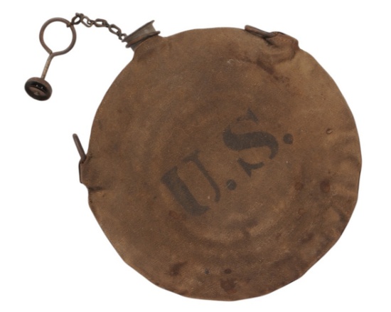 US Military Late Civil War/Indian Wars era Bullseye Canteen (C2M)