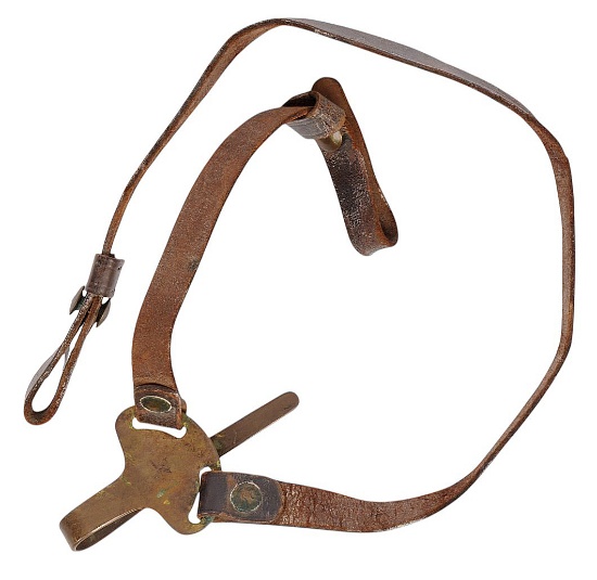 US Army Civil War era M1859 Patent Saber Hanger for Cavalry with Leather Straps (C2M)