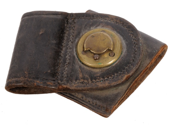 Civil War era Leather Bayonet Scabbard Frog (C2M)