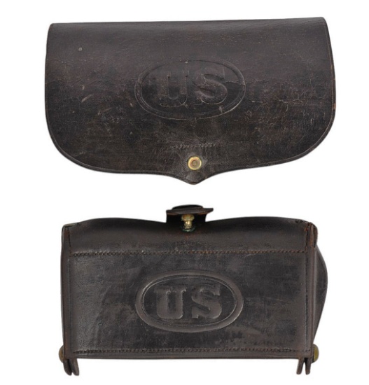 Two US Army Indian Wars/Spanish-American War McKeever Cartridge Pouches (C2M)