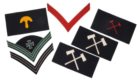 Indian War to Spanish American US Military Chevron and MOS Patch Lot of 7 (C2M)