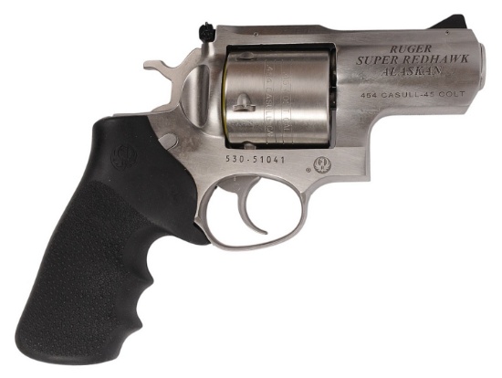 Ruger Super Red Hawk Alaskan 454 Casull / 45 LC Double Action Revolver FFL #530-51041 (SAK1)
