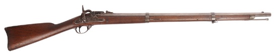 RARE US Military Post-Civil War era Miller M1861 .58 RF Caliber Breech-Loading Conversion Rifle (A1)
