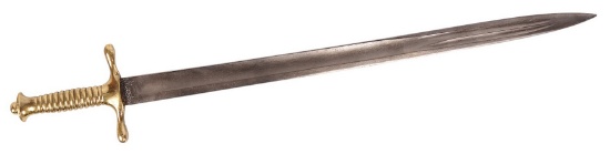 Civil War Era Possible Confederate Used German Imported Artillery Sword (A)
