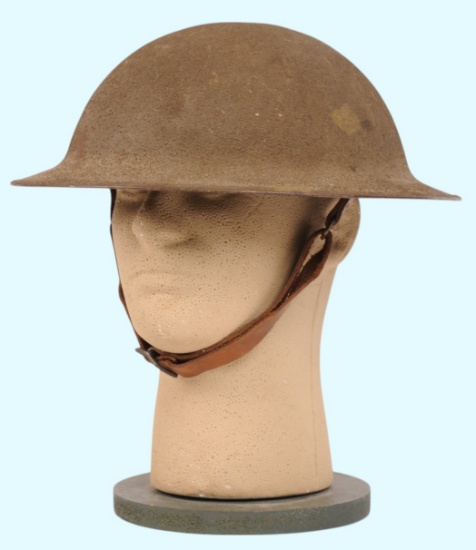 British WWII Brodie Steel Helmet (A)