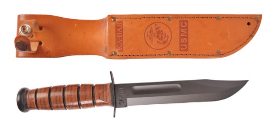 New Production KA-BAR USMC Military Fighting Knife(SGF)
