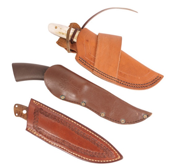 Commercial and Hunting Knife Lot of 3 (SGF)