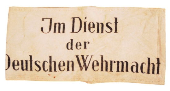 *German WWII Wehrmacht Armband (C3T)