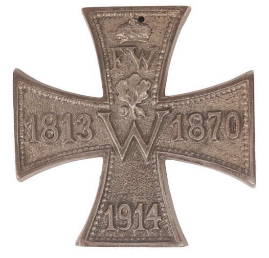 Imperial German WWI Iron Cross Table Medallion(C3T)