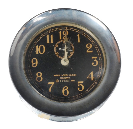 US Navy WWII issue MARK I-Deck Clock (B4M)