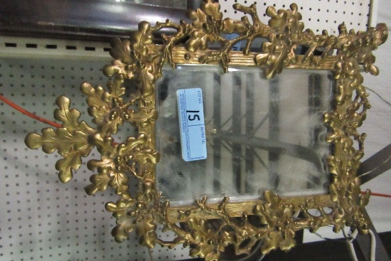 HEAVY GOLD FRAME MIRROR